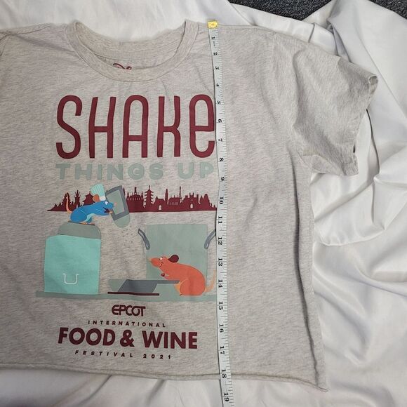 DISNEY Epcot food and wine festival 2021 Remy Ratatouille crop tee shirt M‎ - Picture 9 of 9